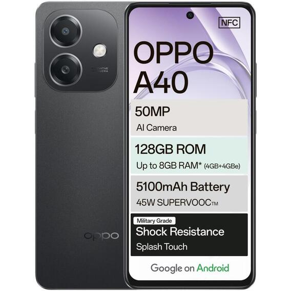 OPPO A40 4G DUAL SIM 128GB BLK