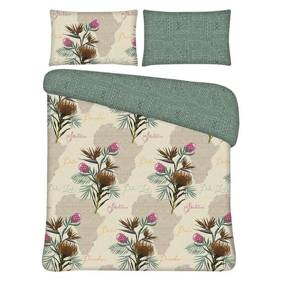 MAINSTAYS Protea Natural Double Duvet Cover