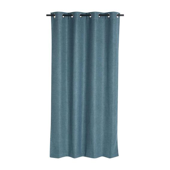 ALWAYS HOME 2PACK ALDO EYELET CURTAIN 140x225cm -(navy)