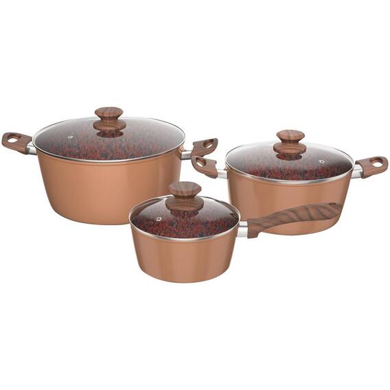 BENNET READ Copper ad Rock 6pc pot set