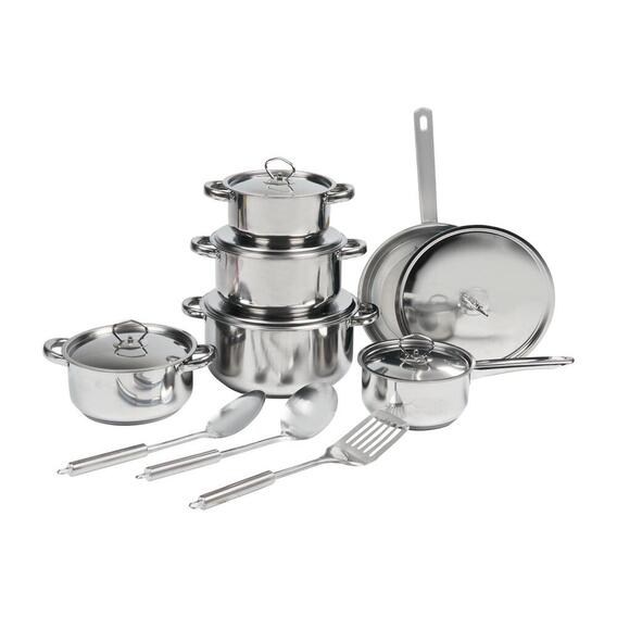TISSOLLI 15 Pce Stainless Steel Pot Set
