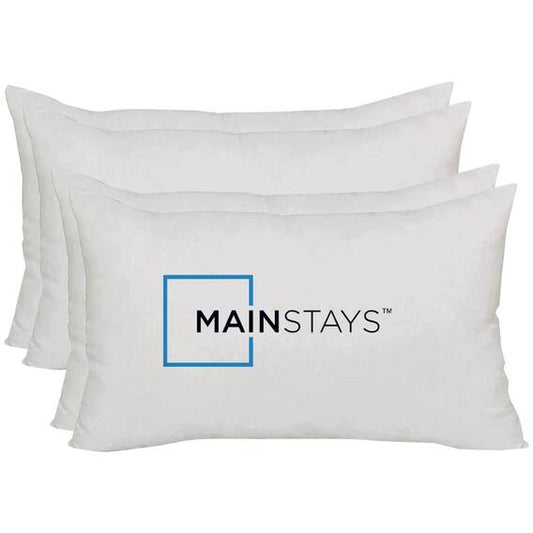 MAINSTAYS 4 PACK HOLLOW FIBRE PILLOWS