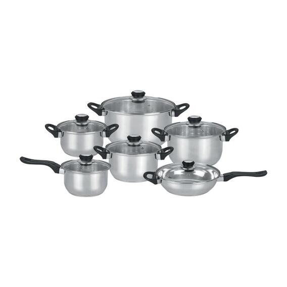 KOGA 12 PCS S/S COOKWARE SET