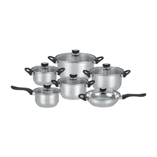 KOGA 12 PCS S/S COOKWARE SET