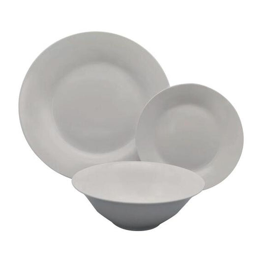 MAINSTAYS 12 PCS WHITE DINNER SET WHT