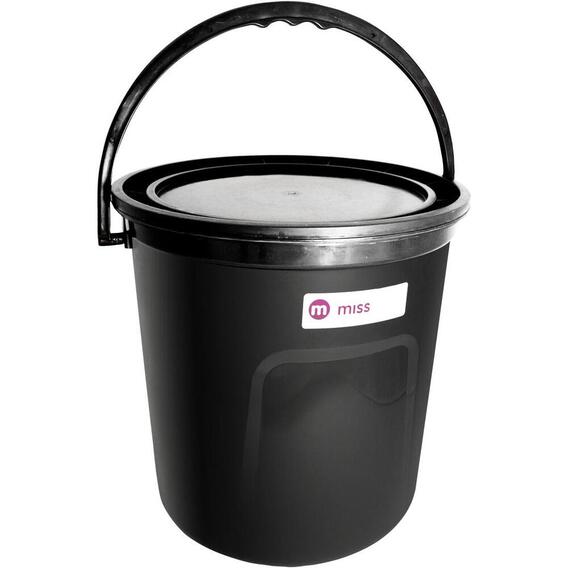Miss Molly 20L Plastic Bucket Lid- (Black)